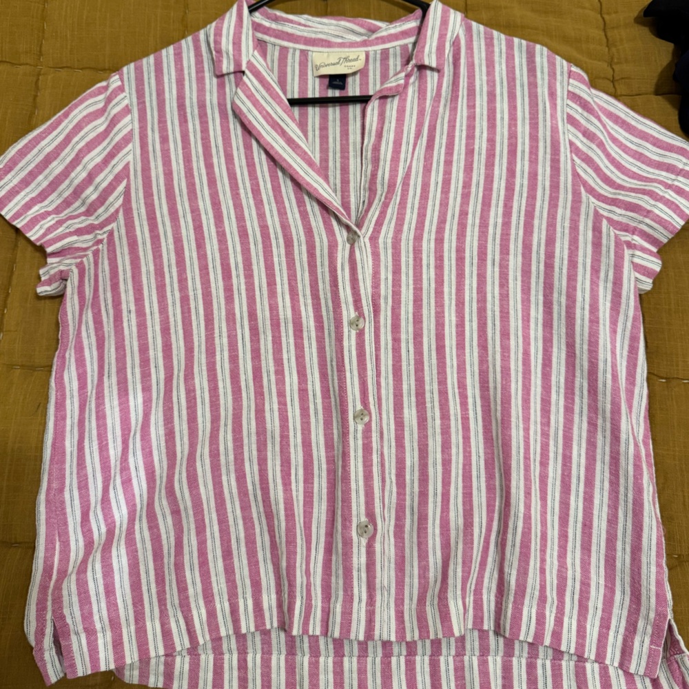Universal Thread Pink Striped Shirt